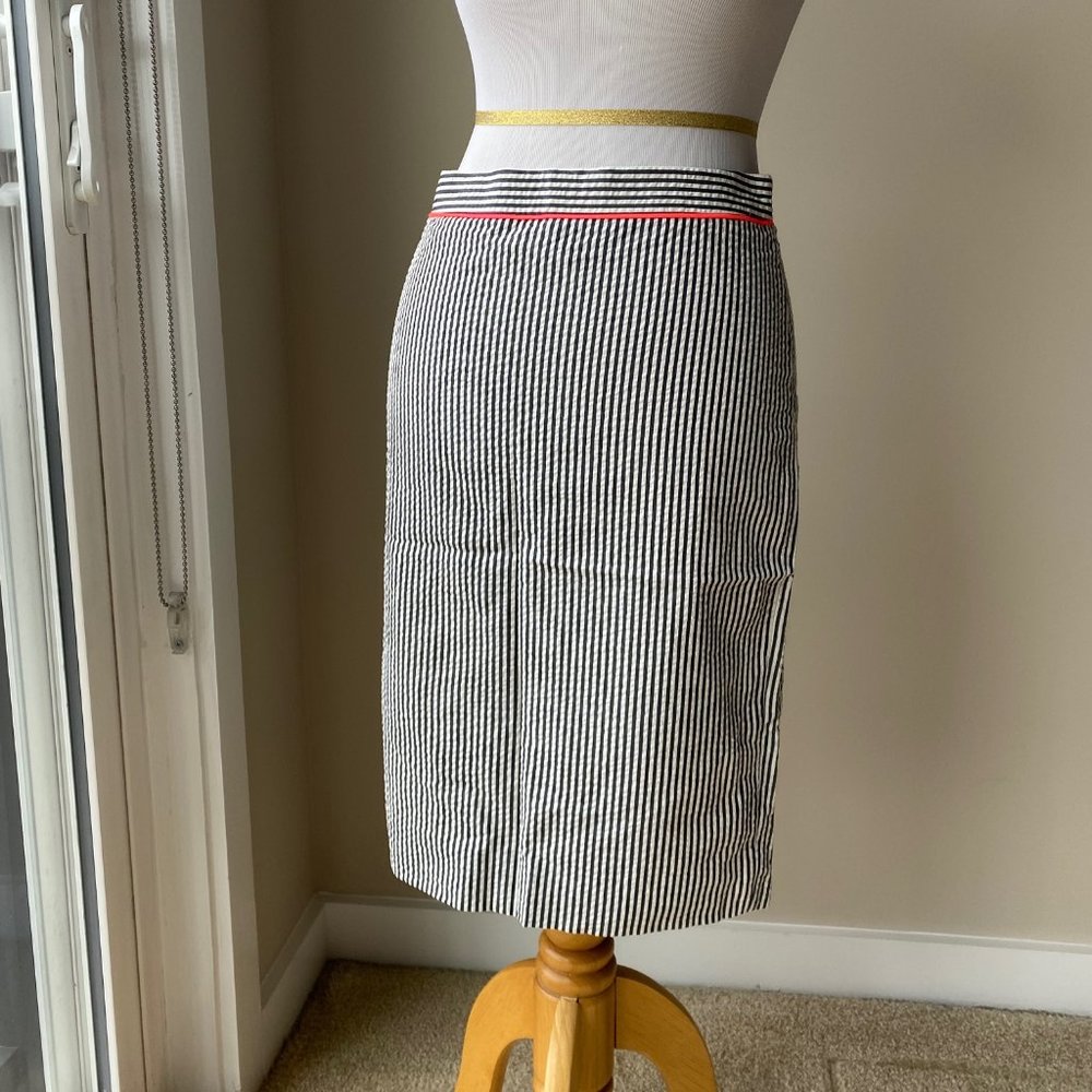 JCrew Seersucker Pencil Skirt - Size 0